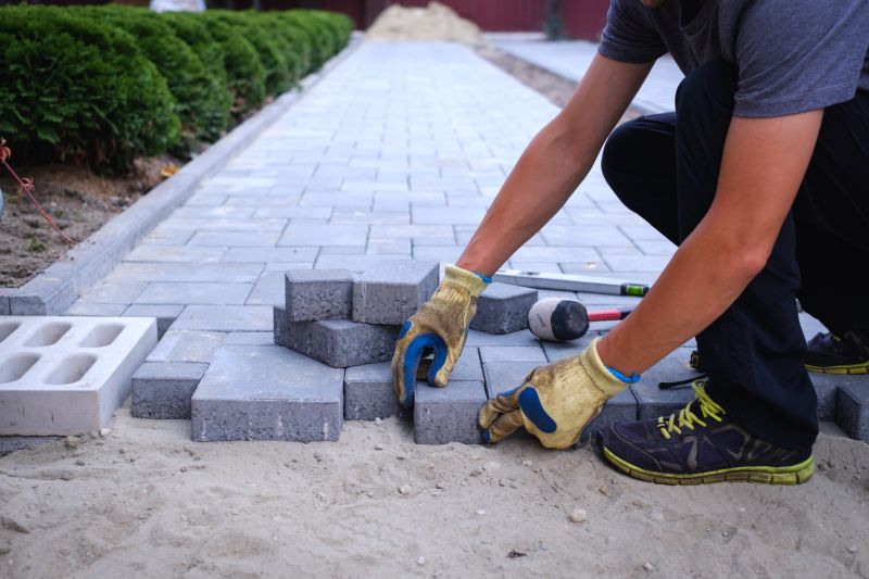 Local Paver Laying Service pros at work